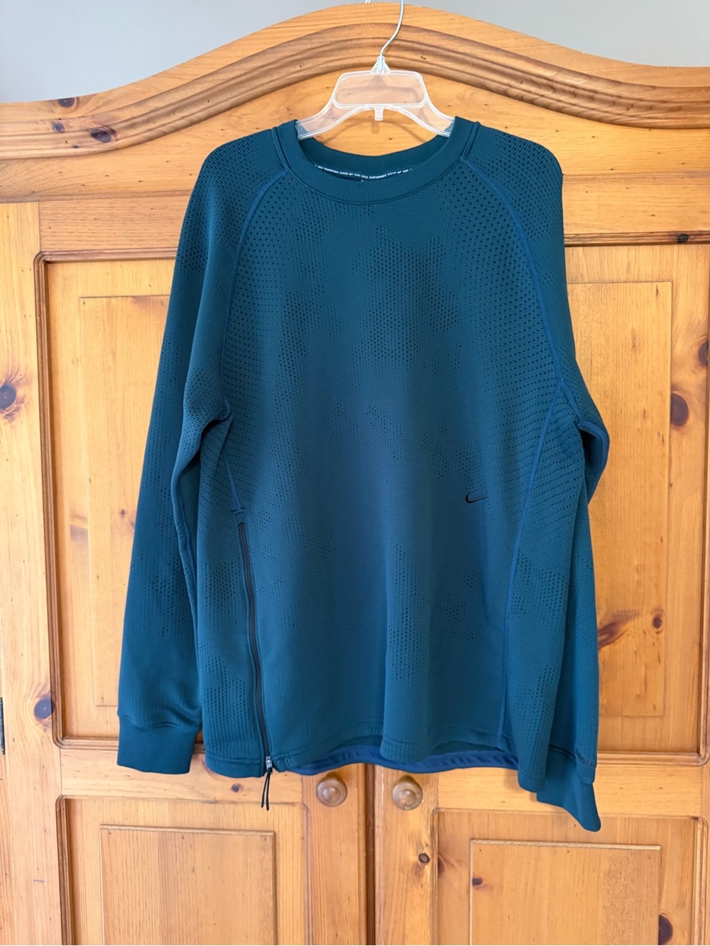 Nike Axis Performance System Men's Dark Teal Crewneck Sweater/Sweatshirt